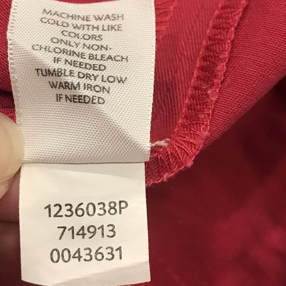 J. Jill Size 6P Pink Crop Pants Stretch Casual Cropped Side Zipper Cotto… - Picture 10 of 13